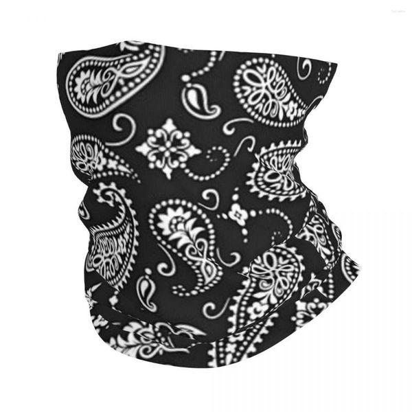Sciarpe Paisley Pattern Bandana Neck Cover Stampato Bohemian Art Floral Balaclavas Maschera Sciarpa Fascia Equitazione Unisex Adulto Traspirante