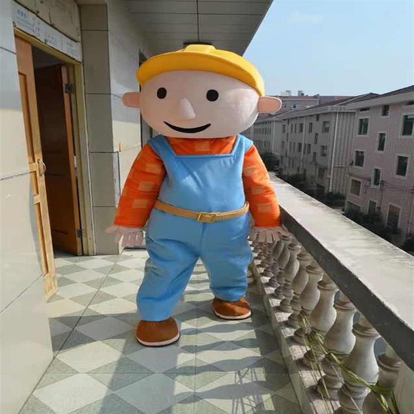 BOB IL COSTRUTTORE COSTUME MASCOTTE PER ADULTI 252v