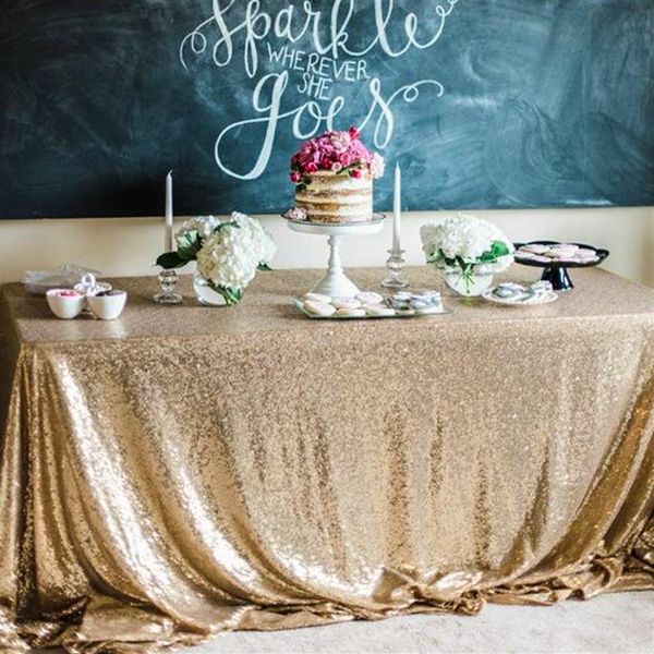 3M vendem toalha de mesa quadrada capa de mesa longa para decoração de festa de casamento mesas lantejoulas roupas de mesa toalha de mesa de casamento Home2529