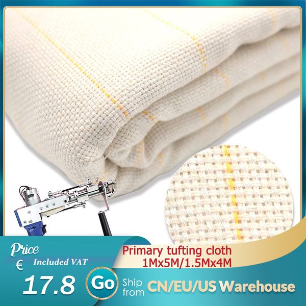 Tessuto e cucito 1,5x4 metri Monk Cloth Tufting Cloth Linee segnate tessute per realizzare indumenti Fai da te Monk Cloth Carpet Tapestry Rug Making Needlework 230721