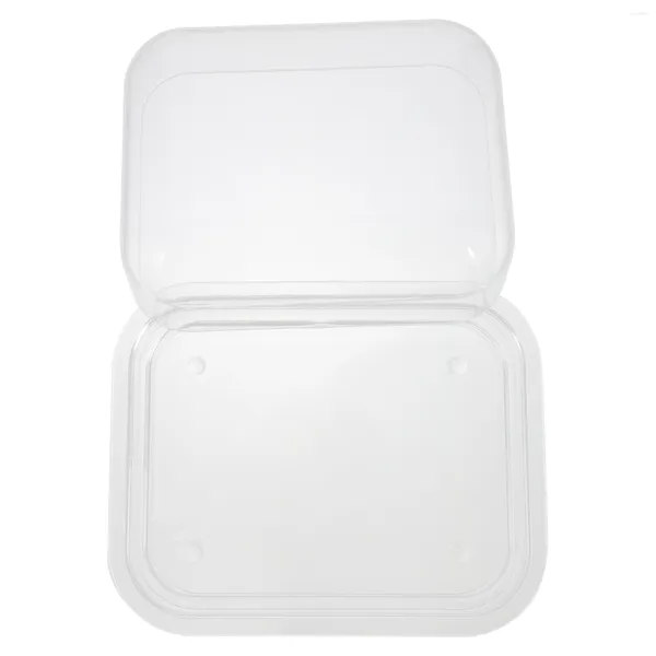 Geschirr-Sets, Butterdose mit Deckel, transparente Lipgloss-Behälter, Käse-Crisper-Box, versiegelte Aufbewahrung, 14,5 x 12 cm