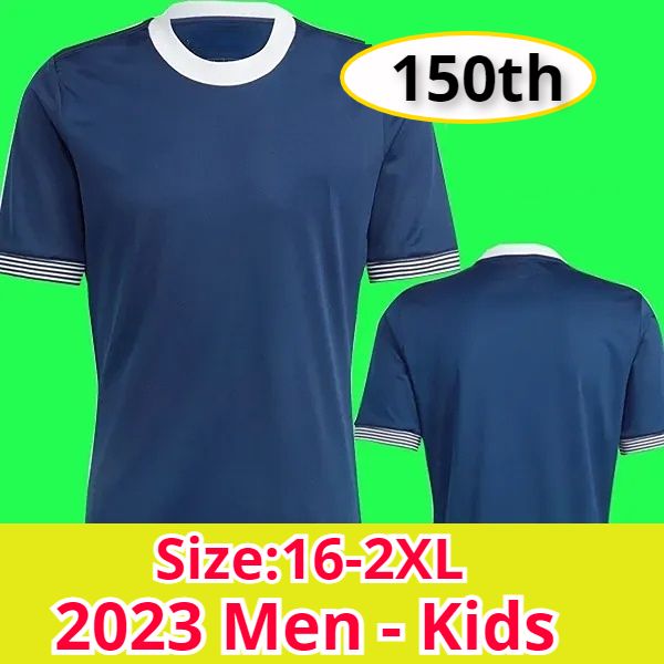 2023 Шотландские футбольные майки 150 -й Макгинн Джон Мактоминай Энди Робертсон Фрейзер Адамс Хэнли Дайкс мужские детские детские набор в гостях футбольные рубашки Джерси