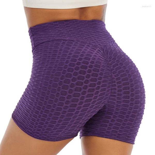 Pantaloncini da donna 2023 Jacquard Yoga Collant sportivi senza cuciture Fitness Leggings a vita alta Palestra traspirante Abbigliamento push-up Ragazza