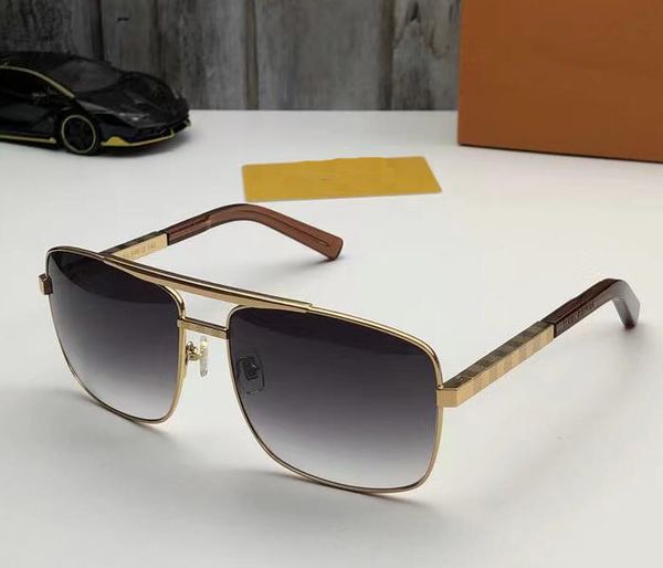 Realfine888 5A Brillen L Z0260 Attitude Pilot Luxus-Designer-Sonnenbrille für Mann und Frau mit Brillen-Stoffbox