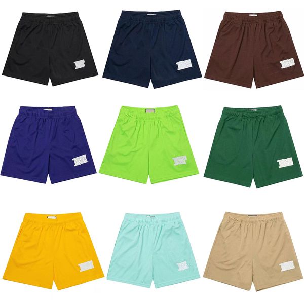 shorts de grife masculinos calças curtas de malha shorts de praia masculinos verão ao ar livre esportes casuais esportes jogging fitness calças de grife de secagem rápida roupas de banho femininas M