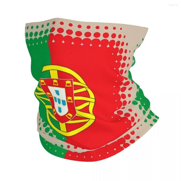 Cachecóis Bandeira de Portugal Bandana Pescoço Capa Estampada Máscara Cachecol Balaclava Multiuso Corrida Para Homens Mulheres Adultos Todas As Temporadas