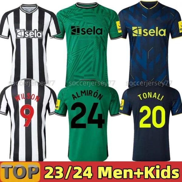 Newcastl Bruno G. 23 24 Soccer Jerseys Isak Nufc Third Uniteds Joelinton Trippier 2023 2024 Футбольная рубашка Maximin Mel