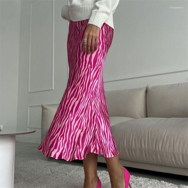 Röcke Mode Schlanke Frauen Rock 2023 Sommer Bodycon Midi Streetwear Elegante Klassische Weibliche Kleidung Für Frau Kleidung