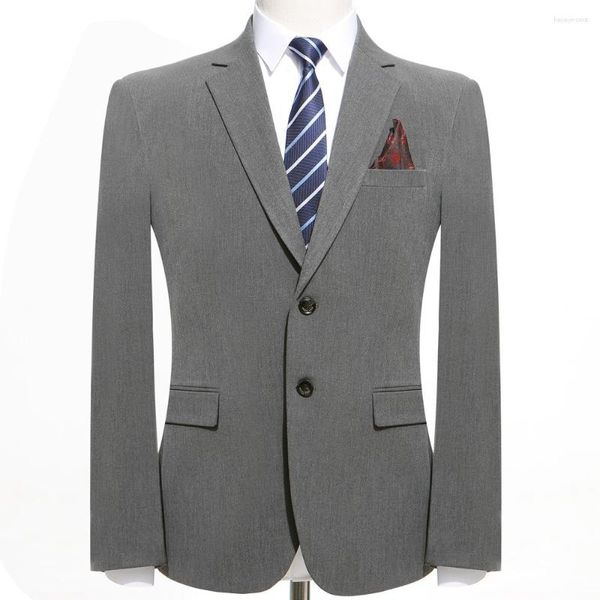 Männer Anzüge 2023 Männliche Hochzeit Prom Anzug Grau Slim Fit Smoking Männer Formale Business Arbeit Tragen 3 Stücke Set jacke Hosen Weste