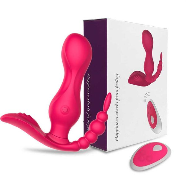 3 in 1 Wireless G Spot Fernbedienung Vibrator für Frauen Klitoris Stimulator Tragbare Höschen Dildo Erotik Für Erwachsene Q0602230x