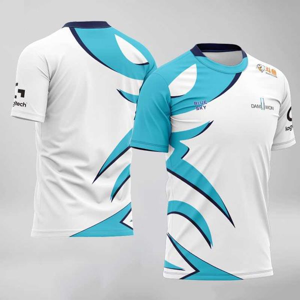 Футболка мужской футболки DWG Team LOL Damwon Gaming Player Uniform Jersey Tee Tee рубашка для мужчин женщин с коротким рукавом в стиле рукава (см)
