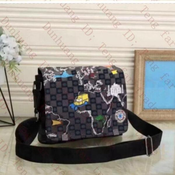 Hot Handbags Men Leather TRIO Messenger Bags Luxury Shoulder Bag Make up Bag Designer Handbag Tote Bags louiseitys Pastas Pastas de Marcas Famosas Bolsa para Laptop