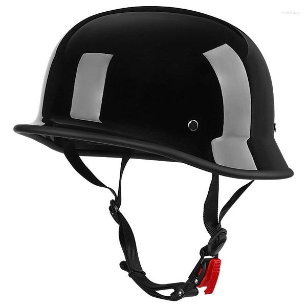 Caschi Moto Casco Tedesco Scooter Capacete Nero Opaco Vintage Moto Estate Unisex Copricapo Baseball