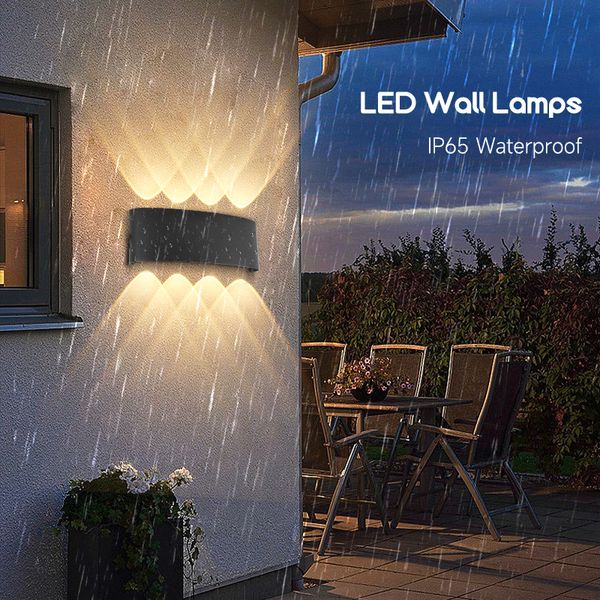 Садовые украшения светодиодные настенные светильники IP65waterprostry Wall Lamp Building Освещение для дома.