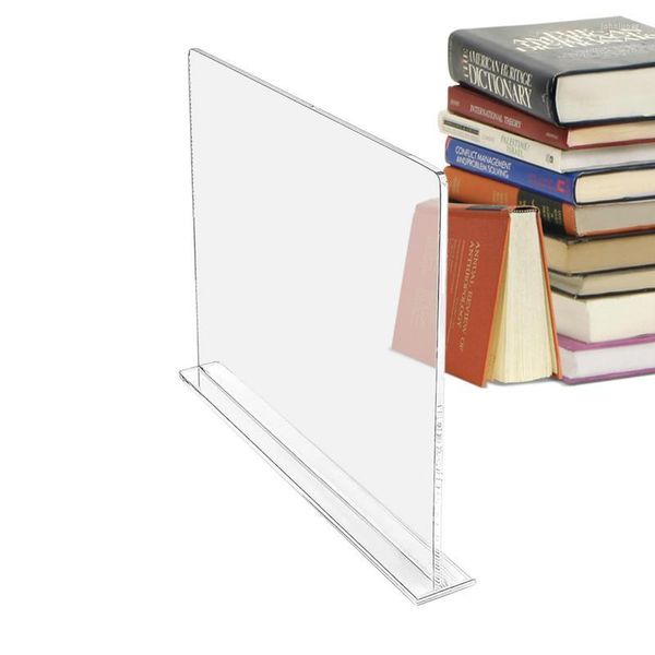 Divisori per scaffali per riporre i vestiti per l'organizzazione dell'armadio Separatori divisori in acrilico trasparente Scaffale per libri Cucina Camera da letto Studio domestico