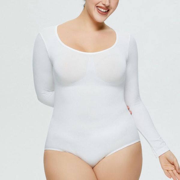 Damen-Shaper, einteilig, Bauchstraffung, Hüfte, formend, eng, langärmelig, Korsett, Schlankheits-Body, Beauty-Körper-Shapewear