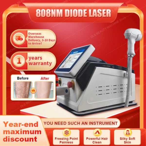 Laser a diodi professionale 808nm 755 808 1064 Dispositivo di depilazione 2000W Ice Platinum Beauty Machine