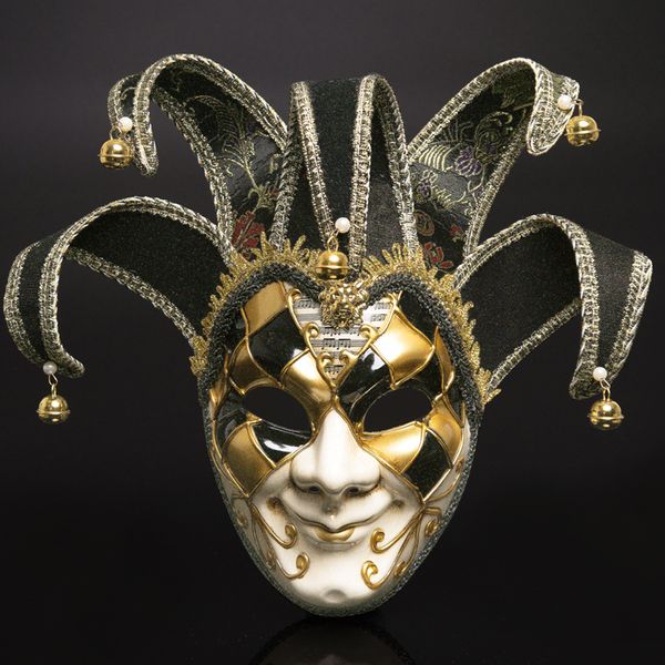 Maschera veneziana della commedia Maschere del giullare della decorazione squisita per il partito Holloween Trasporto libero