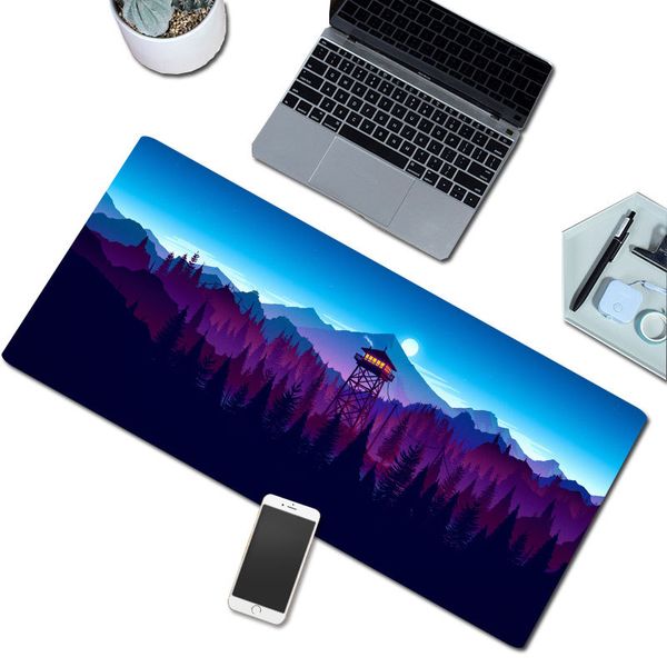 80x30 cm Semplice Paesaggio Mouse Pad Lock Edge Game Desk Pad Computer Gift Desk Pad Kawaii Mouse Pad Deskpad Home Decor Tappetini da scrivania