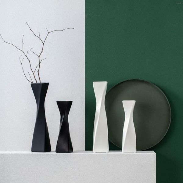 Vasen Nordic Keramik Wohnzimmer Dekoration Home Schreibtisch Blumen Tisch