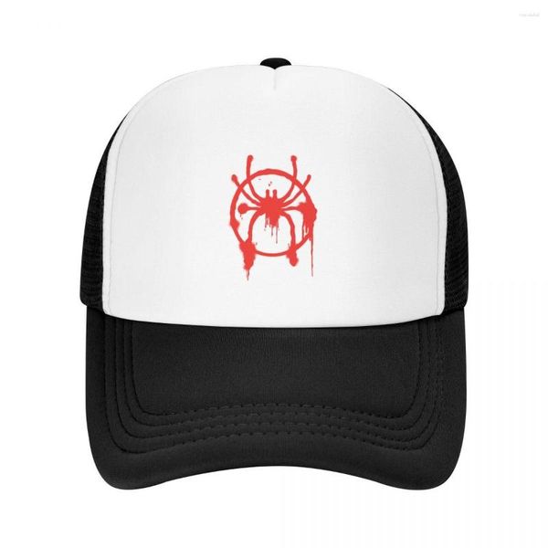 Berretti da baseball Miles Morales Spider Logo Berretto da baseball Cappelli da donna di compleanno di lusso 2023 da uomo