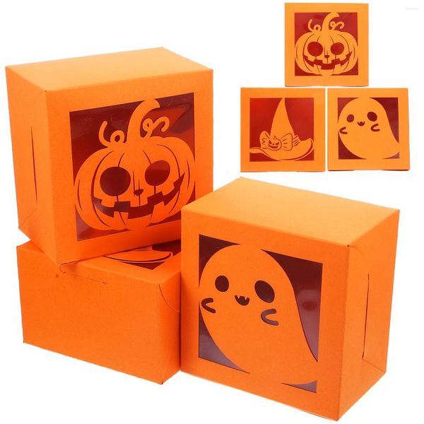 Confezioni regalo Scatole da 30 pezzi per presentazione Fantasma Contenitore portatile per caramelle Accessorio in PVC per cartoni animati