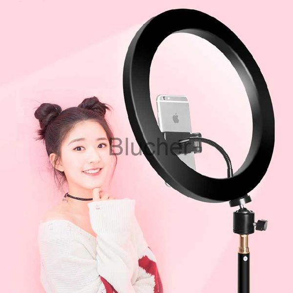 Селфи светильники Self -Timer Ring Light с штативом, подходящим для iPhone Studio YouTube видео правое световое кольцо.