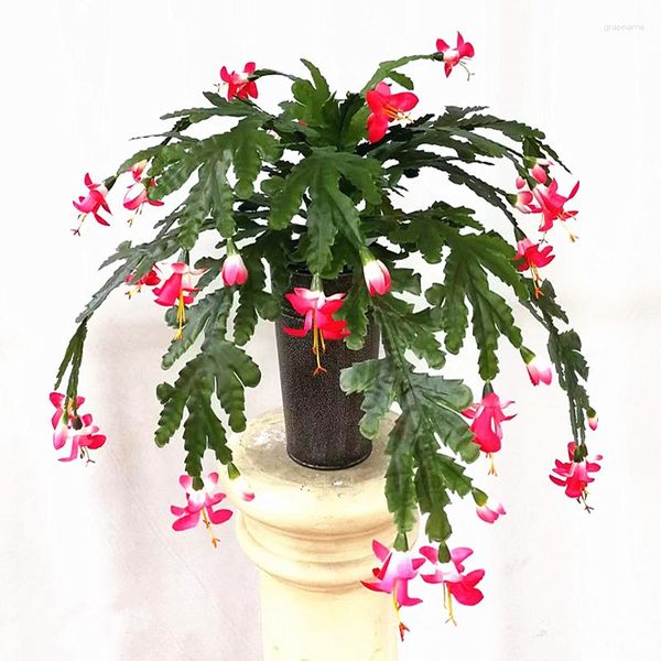 Dekoratif Çiçekler Yapay Çiçek İmitasyon Yengeç Pençesi Lansi Bezi Sahte Düzenleme Malzeme Gelinlik Ev Dekoru Accessori