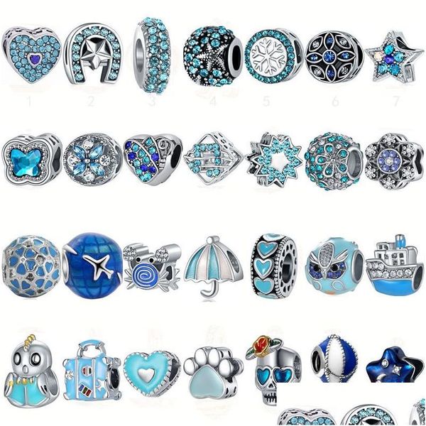 Charms Tier Herz Charm Perlen passen Original Armband Anhänger Halskette Schmuck Erkenntnisse Drop Lieferung Komponenten Dhv1O