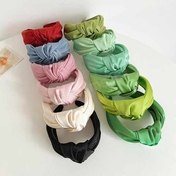 New Fashion Women Women Heads Wade Adult Side Side Color Hairband Center Center Cant Turban Casual Accessories Ohlosale