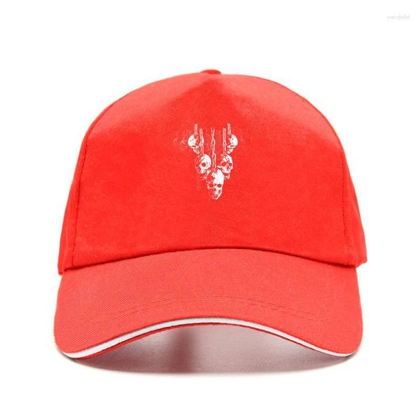 Cappellini da uomo Teschi da uomo Catene Hell-Raiser Biker Bill Hat Visiere Serigrafia anteriore o posteriore Uomo Donna Moda unisex