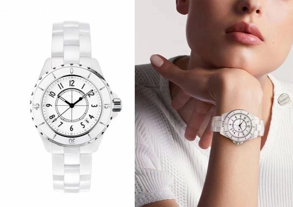 Класс AAA Luxury Watch полные керамические качественные сапфировые хрустальные наручные часы Quartz Moder