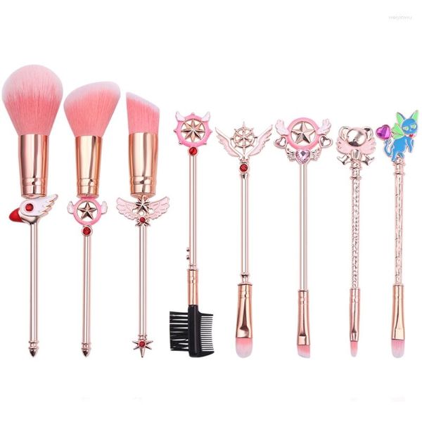 Party Favor Yy Metallgriff Pretty Girl Warrior Pinselanzug Komplettset Herz Beauty Tools