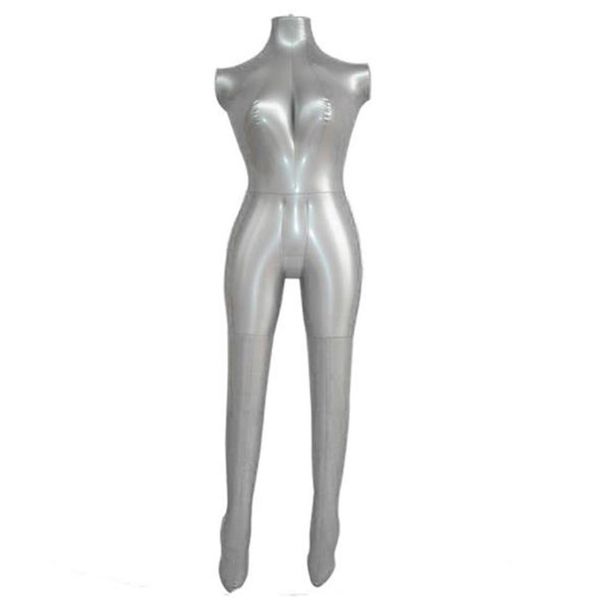 Exibição de roupas femininas fashion manequim suporte inflável torso modelos infláveis de pano feminino pvc inflado manequins corpo inteiro216d