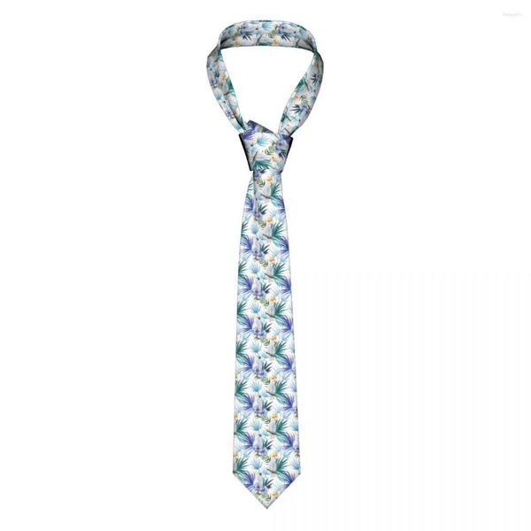 Бабочка галстуки акварели тропический белый галстук для мужчин женские аксессуары для одежды для галстук