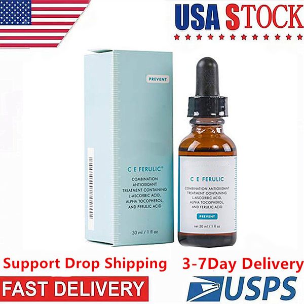 Frete grátis para os EUA em 3-7 dias CE Complex Repair Serum SKIN C E Ferulic Serum 30 ml 1 fl oz Antioxidante Antioxidante Antirrugas