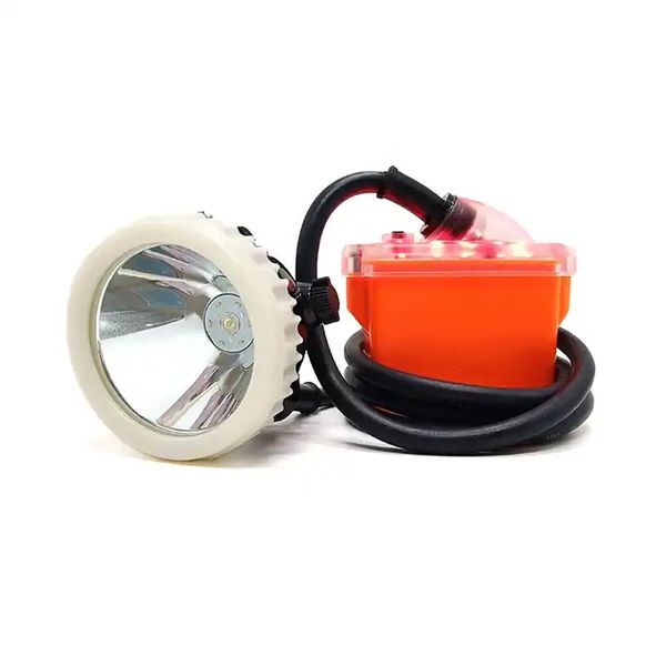 Lampada frontale da miniera a LED di sicurezza ricaricabile KL5LM Lampada da minatore con luce stroboscopica