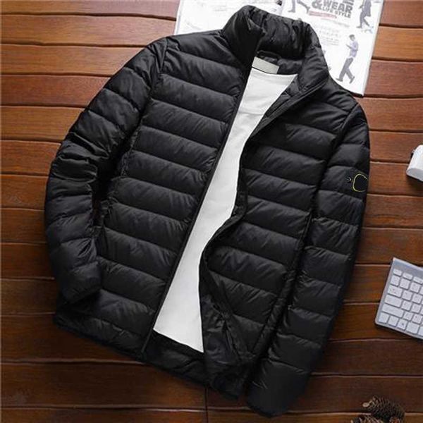 Designer jaqueta masculina para baixo moda outono-inverno marca de luxo casaco casual quente à prova de vento algodão-acolchoado jaqueta à prova dwaterproof água