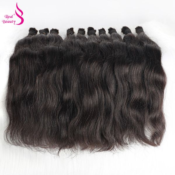 Volumes de cabelo cabelo humano real beleza brasileiro em massa para trançar cor natural sem trama tranças de crochê 230724