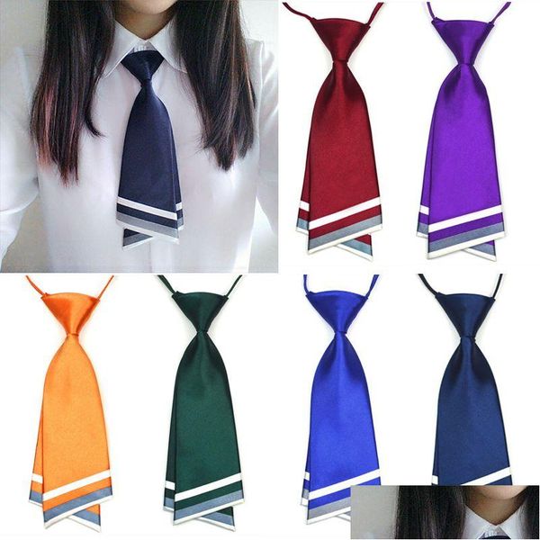 Krawatten Mode Frauen Dame Berufsuniform Weibliche College Student Bank EL Mitarbeiter Frau Bowties Business Geschenk Drop Lieferung Zubehör