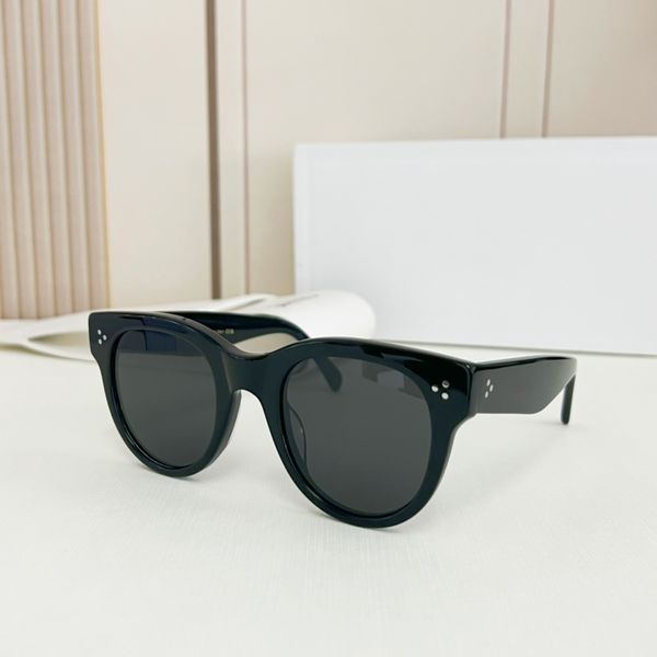 4003i круглые солнцезащитные очки для глаз кошки Гавана Браун затенен для женщин Летние оттенки солнечные защиты