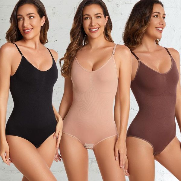 Intimo modellante da donna Body Shapewear Tummy Control Body Sculpting Biancheria intima dimagrante riduttiva Sexy Elastico Hip Lift Traspirante Cavallo aperto