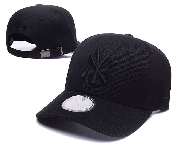Летняя хлопковая бейсбольная шапка Unisex NY Письмо вышитая пружина Регулируемая бренда Snapback Caps
