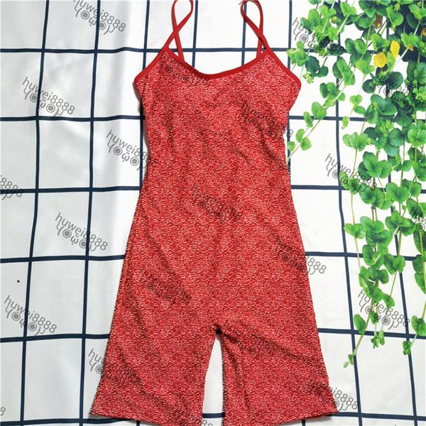 Red Goddess Costumi da bagno Pantaloni a vita bassa Costumi da bagno interi da donna di alta qualità Outdoor Beach Luxury Swimming Bandage Designer Wear Four2869