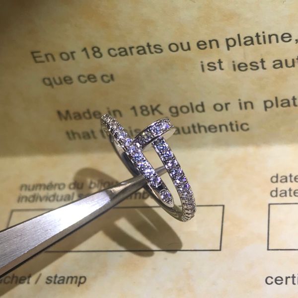 Designer Ring Luxurys Snag Rings Anello d'oro Uomo e donna Lavorazione con diamanti Personalità Prodotto squisito Regali versatili per la fidanzata Tendenza buona