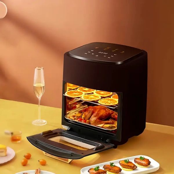 15L Smart Air Fryer: дисплей с сенсорным экраном, несколько режимов приготовления вкусной вкус - высокое потребление мощности!