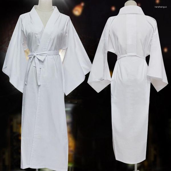 Roupa de dormir feminina BALDAUREN Anime COS Vestido de estilo japonês God Girl Pijama melhorado Tradicional Quimono Forro Robe longo