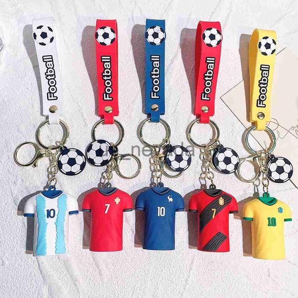 Porte-clés Lanyards Creative Jersey Porte-clés Pendentif Basketball Fan Bijoux Basketball Amoureux Personnalisé Populaire pour Sac Pendentif Aaccessoires Cadeau J230724