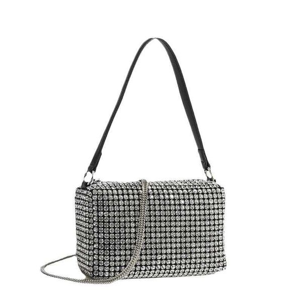 Brand Eredess Rhinestone Mesh Borse per sacca da donna Diamonds Borsa per spalla Domande da donna Borsa da sera che splende Diamond Bagna