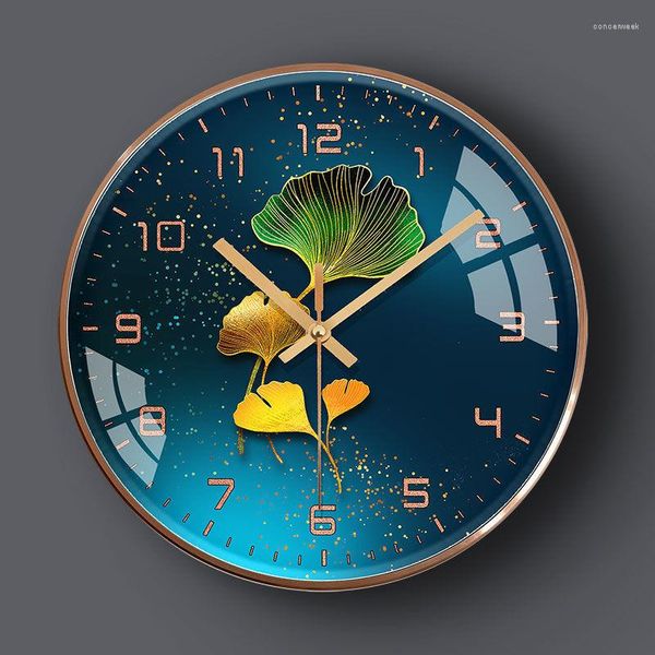 Wanduhren Europäische Kreativität Uhr Luxus 30 cm Glas Umweltfreundlich Stumm Modernes Design Reloj De Pared Dekorativ